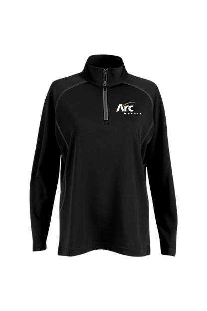 Womens VanSport Performance Pullover Quarter Zip