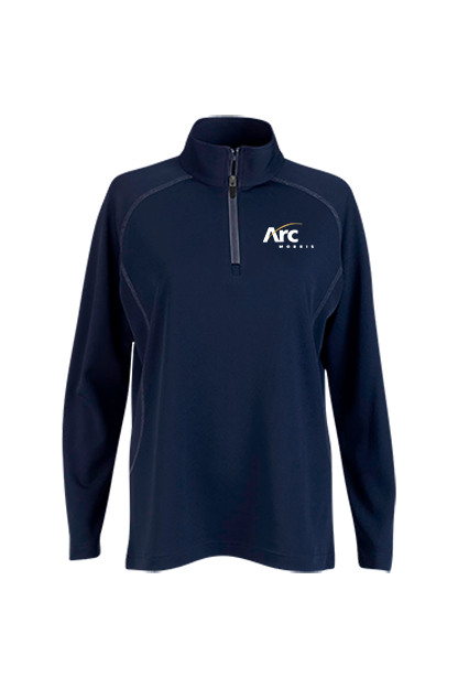 Womens VanSport Performance Pullover Quarter Zip