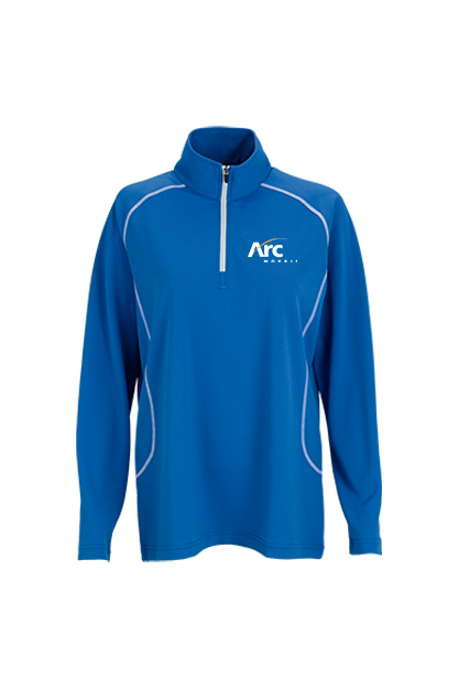 Womens VanSport Performance Pullover Quarter Zip