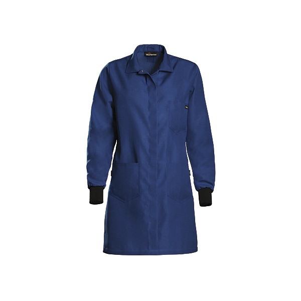 Women's Lab Coat With Knit Cuffs | Work Hard Dress Right