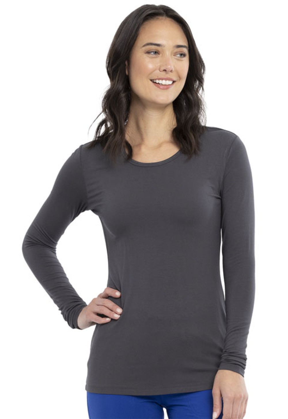 Long Sleeve Underscrub Knit Tee
