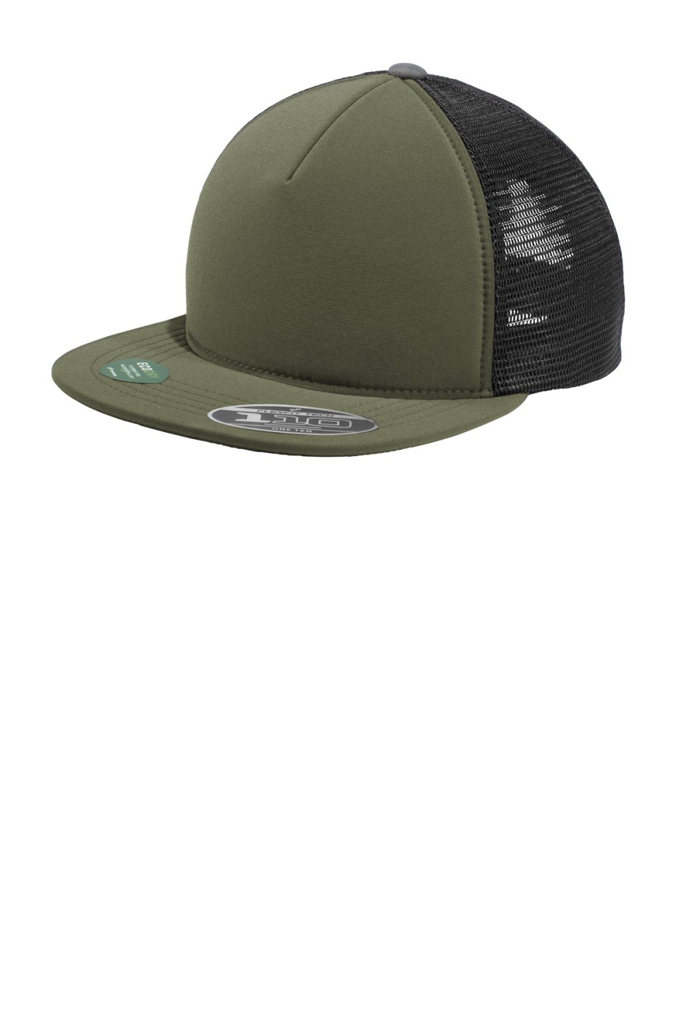 C937_armygreenblack_flat_front_sticker