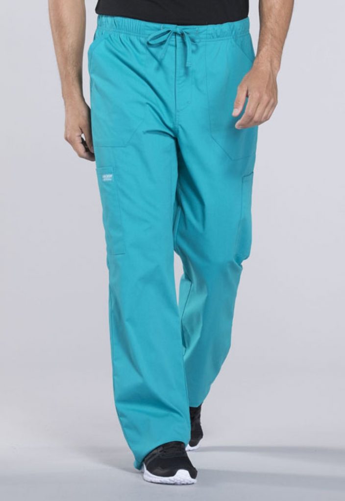 Men’s Tapered Medical Cargo Scrub Pants