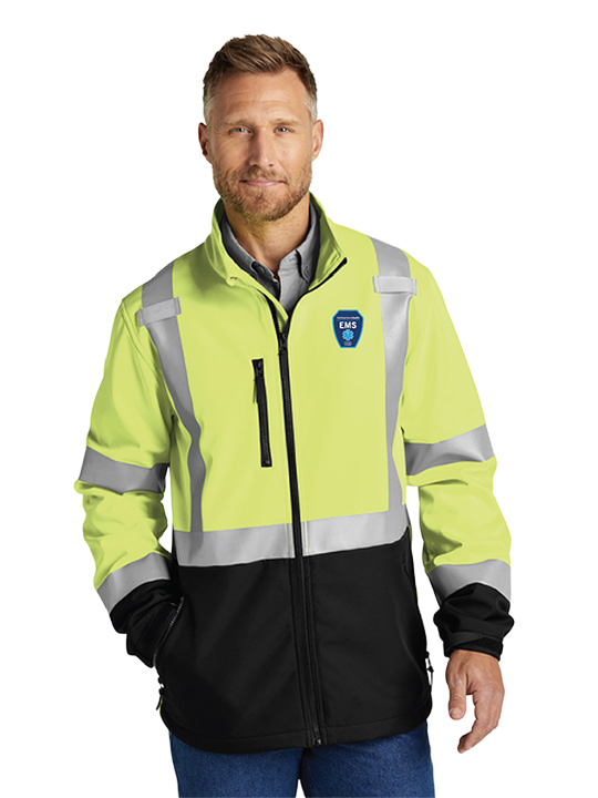 Medical uniform jacket front view, professional healthcare workwear designed for comfort, durability, and clinical use in hospital environment.