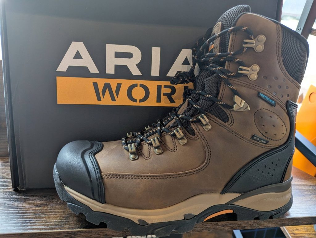 Ariat safety toe work boot designed for construction and industrial trades