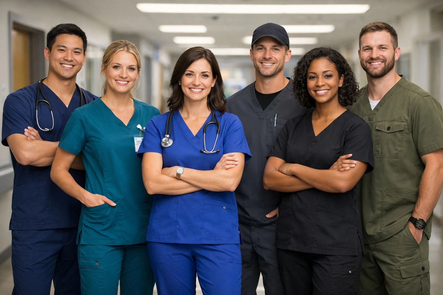 Cherokee & Barco Scrubs for Newark Healthcare Teams