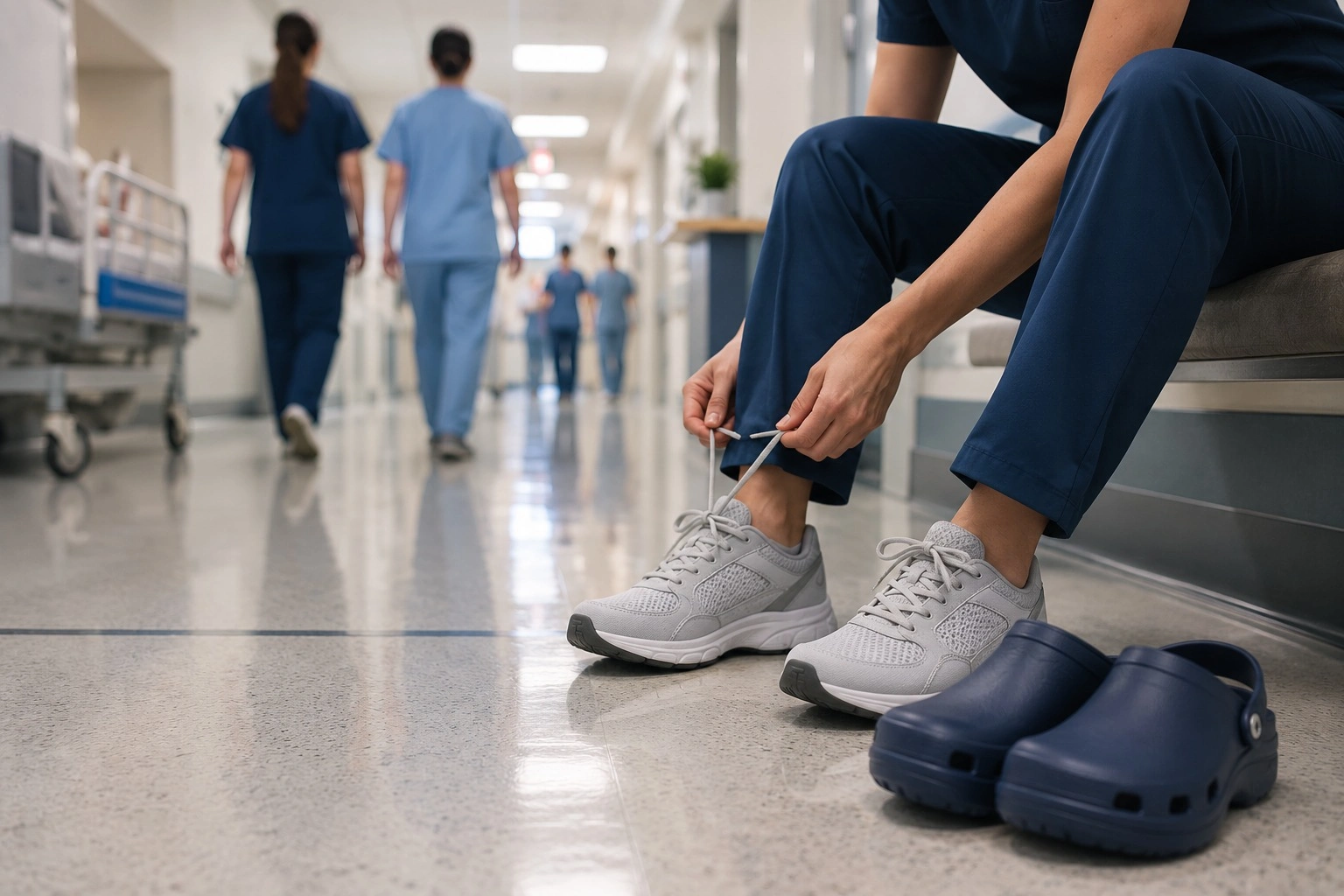 Comfortable medical footwear for Newark, NJ healthcare staff.