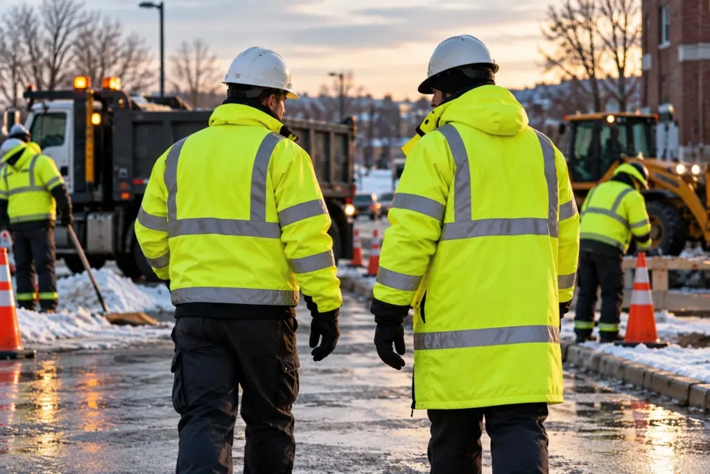 high-visibility jackets and coats for Hamden, CT